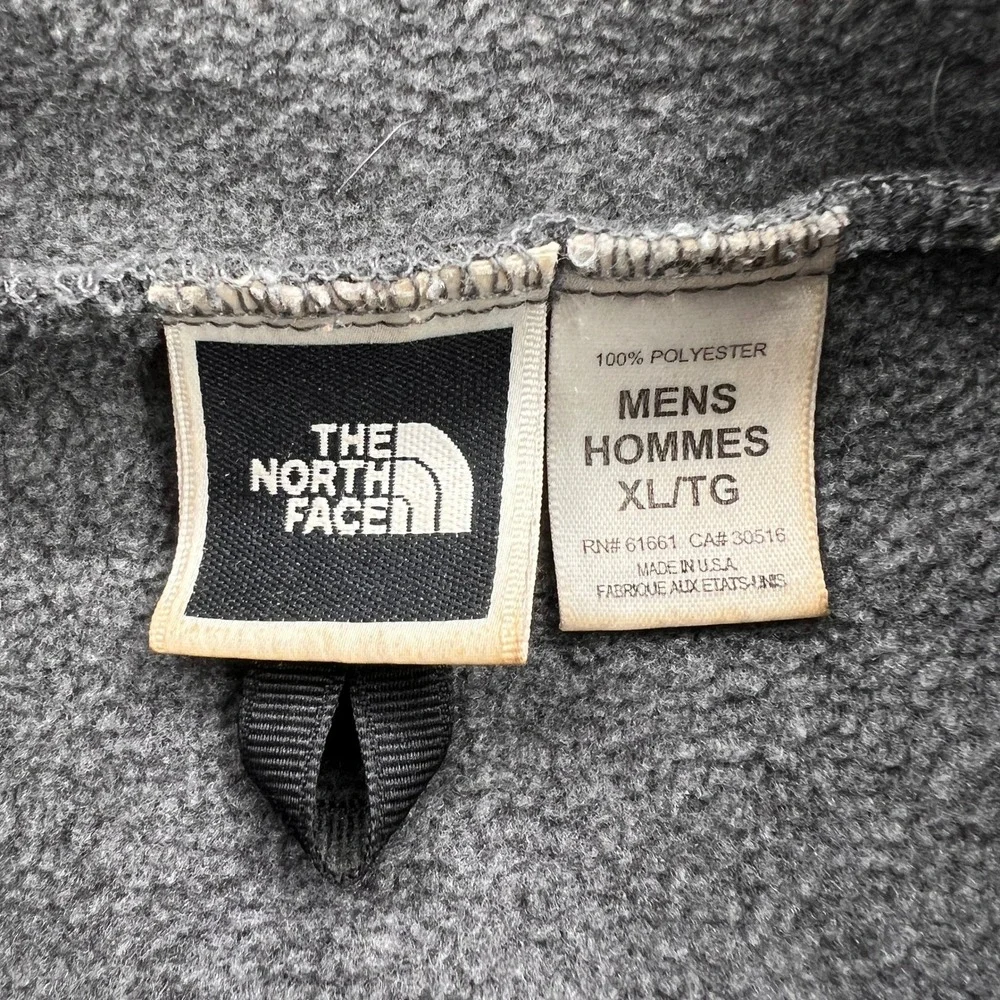 VTG 90s The North Face Fleece Vest Men XL Gray USA Made Gorpcore Minimalist